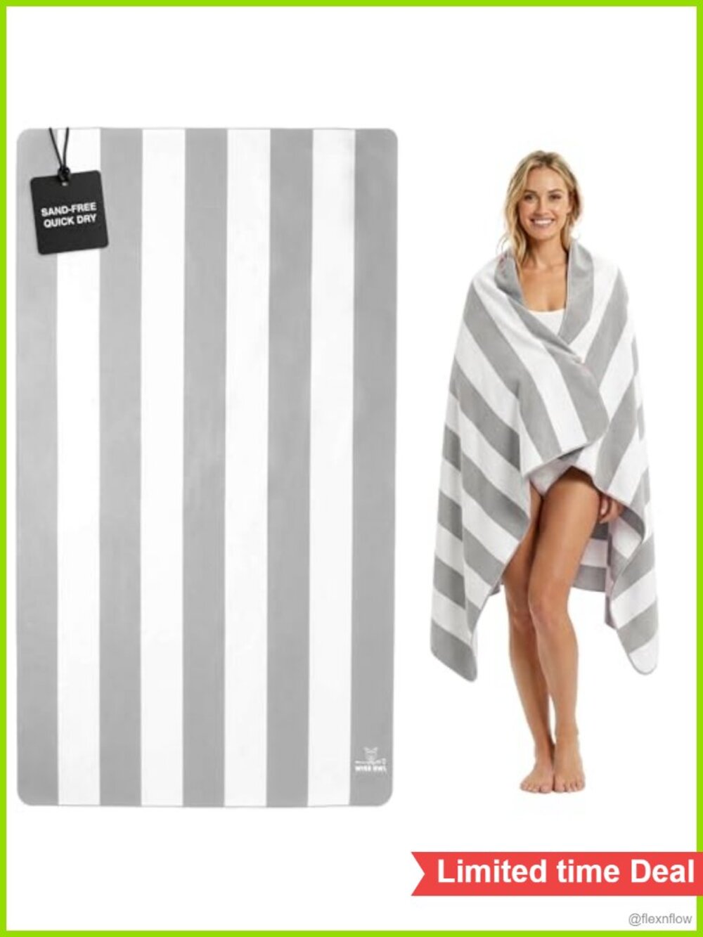 Microfiber Beach Towel 84x48 Quick Dry Sand Resistant Oversized